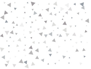 Silver Triangular Confetti