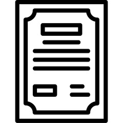 Certificate Icon