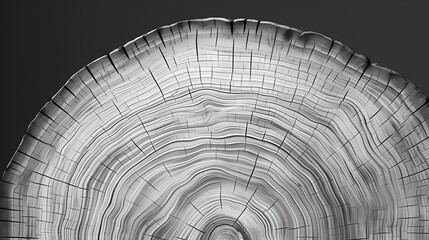 Naklejka premium Wood texture, close-up of wood texture showing complex grain patterns and growth rings
