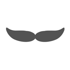 Hairy moustache illustration