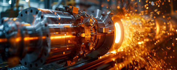 Nuclear fusion research chasing the dream of limitless energy - obrazy, fototapety, plakaty
