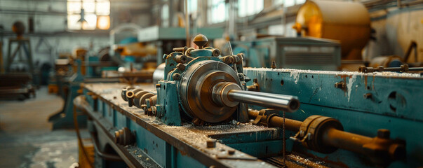 Preservation of vintage industrial machines historys lessons in engineering - obrazy, fototapety, plakaty