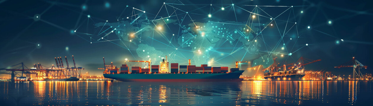 The global journey of cargo ships connecting markets across oceans