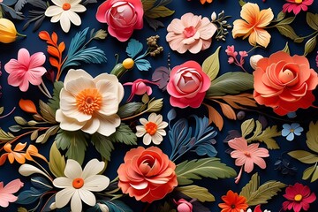 pattern with flowers