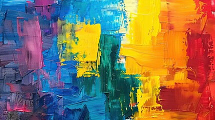 total chaos, vibrant colours