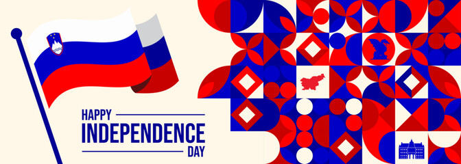Sovereignty Day in Slovenia. National happy holiday, celebrated annual