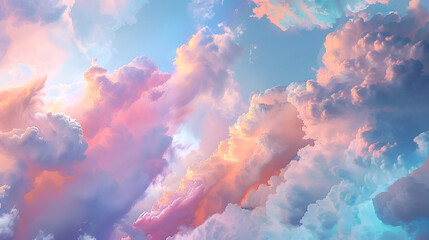 colorful clouds in the sky