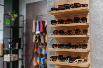 Shop Fashion stylish luxury clothes. Image and stylish services, selection of colors, types. Spring capsule wardrobe