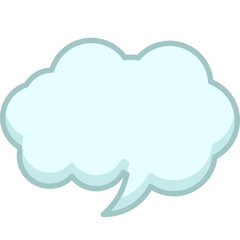 Fluffy Cloud Sticker