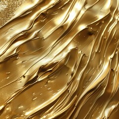 Golden Texture Background with Elegant Abstract Scratches and Patterns