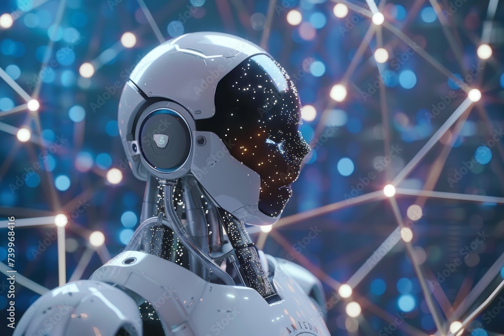 Poster communication network with ai artificial intelligence .