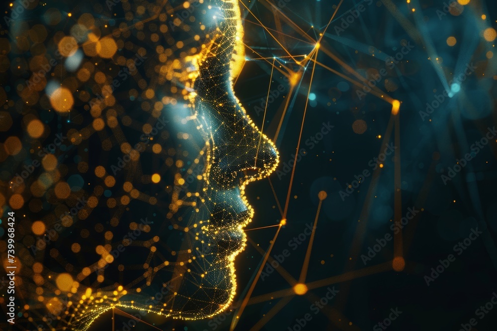 Poster communication network based on ai artificial intelligence .