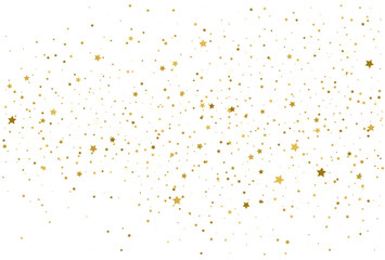 Golden stars confetti