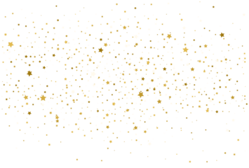 Golden stars confetti