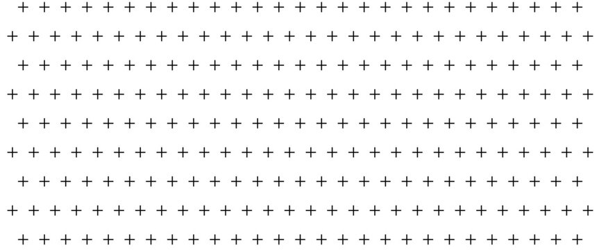 Fototapeta cross pattern with a plus sign. mathematics geometry background. seamless cross. Vector Illustration