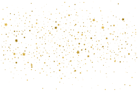 Golden stars confetti