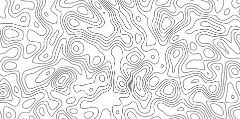 Abstract white topography vector background. Topographic map. Geographic mountain relief. counter map wavy line paper textrue. grid curve line abstract vector illustration .