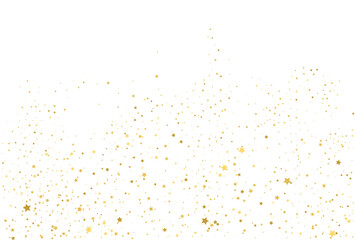 Golden stars, falling gold abstract party decoration
