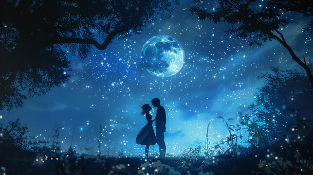 A world where shadows come to life at night and dance under the moon