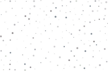 Silver polka dot confetti