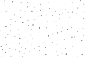 Silver polka dot confetti