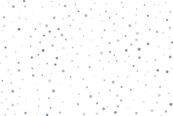 Silver polka dot confetti