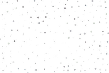 Silver polka dot confetti