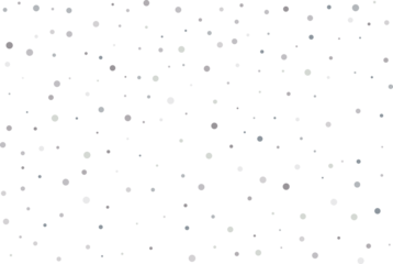 Silver polka dot confetti