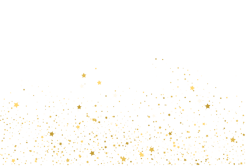 Golden stars, falling gold abstract party decoration