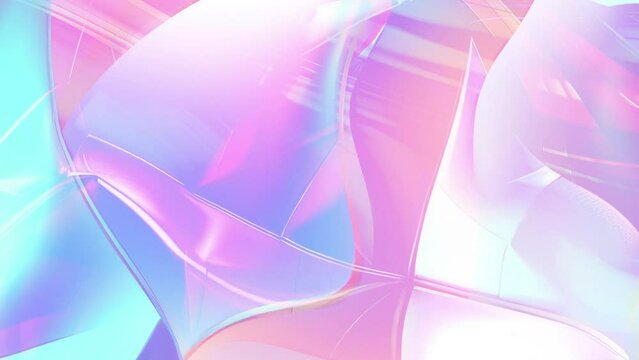 Pastel-colored animated waves. Dynamic iridescent bright background. Abstract romantic backdrop.  23,98fps