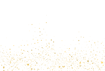 Golden stars, falling gold abstract party decoration