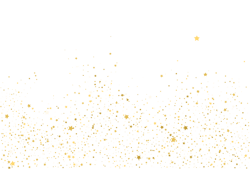 Golden stars, falling gold abstract party decoration