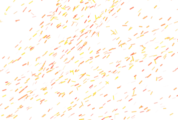 Pattern of orange sparks
