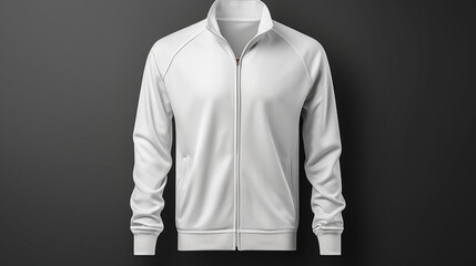 blank tracksuit jacket blank mockup 3d illustration