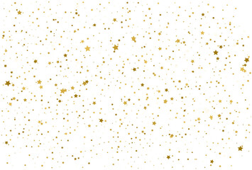 Golden stars confetti