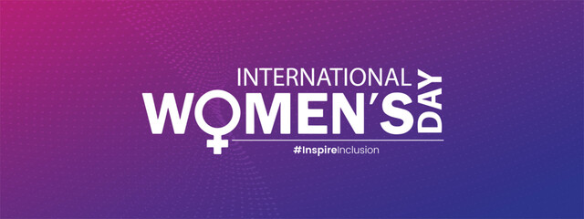 International Women's Day concept poster. 2024 Women's Day campaign theme- #InspireInclusion, Females for feminism, independence, sisterhood, empowerment, activism for women's rights