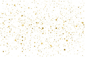 Golden stars confetti