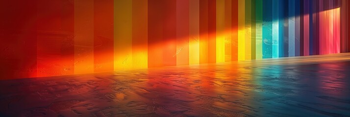 Rainbow spectrum pattern with smooth color transitions, Background Image, Background For Banner