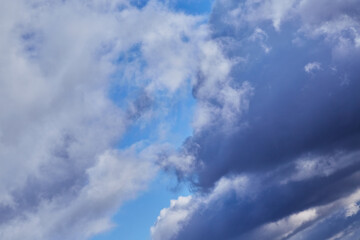 Blue sky after the rain