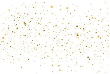 Golden stars confetti