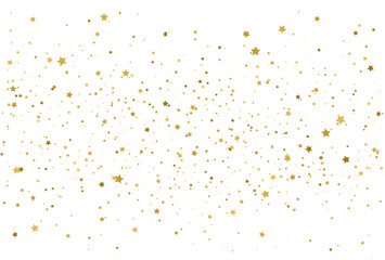 Golden stars confetti