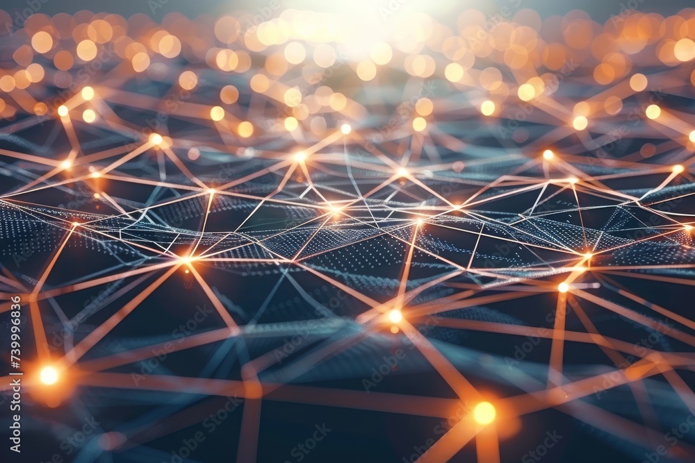 Poster transforming communication networks globally.