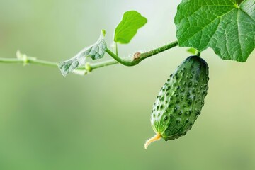 The growth and blooming of greenhouse cucumbers
