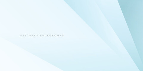 simple transparent blue paper cut banner vector abstract background
​