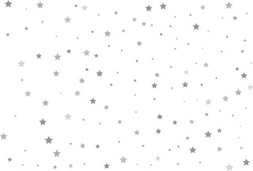 Magic pattern of silver stars