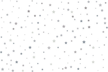 Magic pattern of silver stars