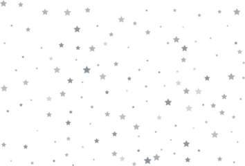 Magic pattern of silver stars