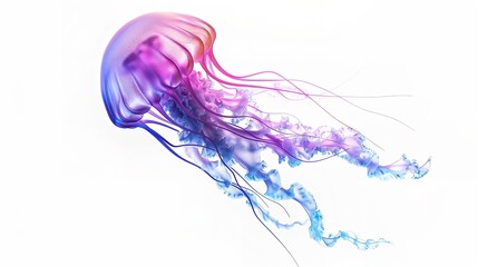 Floating Jellyfish Swirling Mysteriously Around

