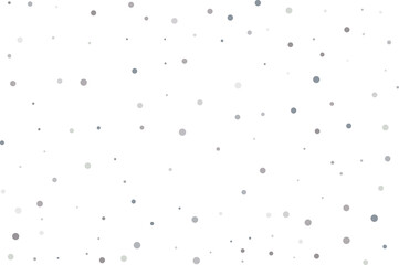 Silver polka dot confetti