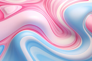 Glossy Oily Fluid Pattern with Reflections